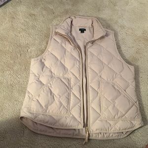 Tan JCREW Down Vest